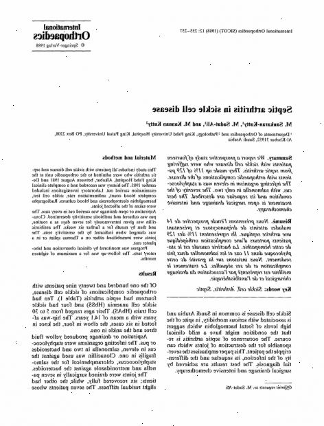 Septisk artritt. Eksisterende felles problemer. Septisk artritt. Eksisterende felles problemer.