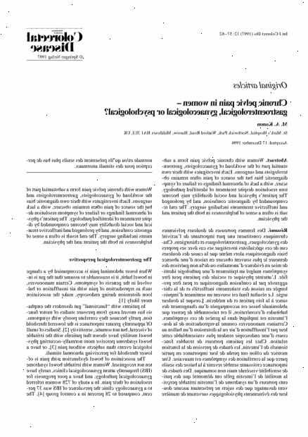 Forberedelser til din avtale. Kronisk bekken inflammatorisk sykdom. Forberedelser til din avtale. Kronisk bekken inflammatorisk sykdom.